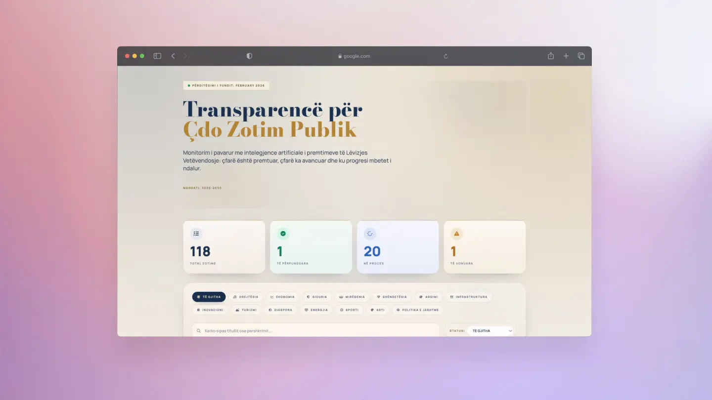 Project cover: Zotimi: AI-Driven Radical Transparency in Governance